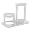 DECOMELODY Water Flosser Stand Organizer Bathroom Countertop Flosser Holder and Accessories Drying Stand for Oral Irrigator