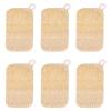 6 PCS Loofah Dish Sponge, Natural Loofah Sponge for Kitchen, Compostable Natural Sponges for Dishes view 1