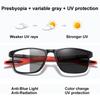 3-in-1 Progressive Multifocal Reading Glasses Photochromic & Anti-Blue Light Lenses,UV400 Protection, TR90 Flexible Frame, All-in-One Readers for Distance, Computer & Reading (Grey/Orange,1.5 x) view 4