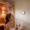 2-in-1 Steam S-auna Thermometer and Hygrometer, Stainless Steel Thermo-Hygrometer High Accuracy Sauna Accessories, Digital Thermo-Humidity Meter for Steam/Sauna Room/Home Office view 4