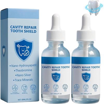 Cavity Healing Tooth Armor Liquid,Teeth Cleans Liquid,Gum Repair for Receding Gums,Odontic Care Repair Kit,Sensitivity Relief & Natural Whitening