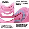 Pnrskter Silicone Patella Tendon Knee Strap, Adjustable Non-Slip Knee Strap for Men & Women, Patella Knee Support for Running, Basketball & Jumpers Knee, Purple Single Pack view 3