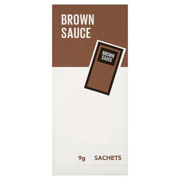 Brown Sauce Sachets, 9g, 50 Sachets, Suitable for Vegetarians