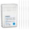 Familife Interdental Toothpicks Soft Bristle Dental Floss Picks Helps Removes Plaque and Debris Between Your Teeth 200PCS view 1