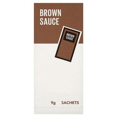 Brown Sauce Sachets, 9g, 100 Count, Suitable for Vegetarians