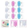 iplusmile 9pcs Silicone Finger Toothbrush Set for Oral Cleaning, Newborn to Teeth Cleaner with Storage Boxes, Soft Material and Dental Care view 3
