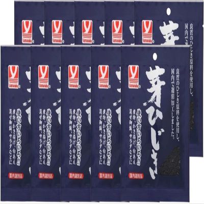 Yamanaka Mehijiki - Dry Hijiki Seaweed 20g (Pack of 10) | Premium Japanese Hijiki Seaweed | Rich in Fiber & Minerals | Perfect for Salads, Stir-Fries, Soups & Traditional Japanese Dishes