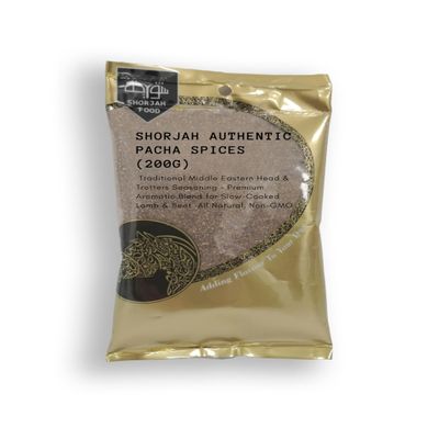 Shorjah Authentic Pacha Spices (200g) Traditional Middle Eastern Head & Trotters Seasoning Premium Aromatic Blend for Slow-Cooked Lamb & Beef All Natural, Non-GMO