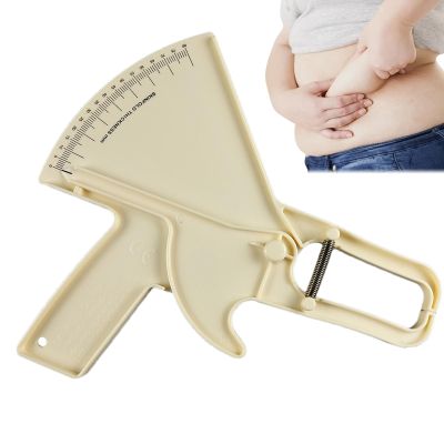 Body Fitness Measure Tool ABS 27.5x24.5x1.5cm | Body Fat Skinfold Gauge | Double Spring Handheld Fat Tape Portable Accurate Measure Tool for Monitoring BMI Health Tracking Home Fitness