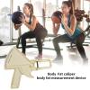 Body Fitness Measure Tool ABS 27.5x24.5x1.5cm | Body Fat Skinfold Gauge | Double Spring Handheld Fat Tape Portable Accurate Measure Tool for Monitoring BMI Health Tracking Home Fitness view 2