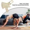 Body Fitness Measure Tool ABS 27.5x24.5x1.5cm | Body Fat Skinfold Gauge | Double Spring Handheld Fat Tape Portable Accurate Measure Tool for Monitoring BMI Health Tracking Home Fitness view 3
