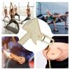 Body Fitness Measure Tool ABS 27.5x24.5x1.5cm | Body Fat Skinfold Gauge | Double Spring Handheld Fat Tape Portable Accurate Measure Tool for Monitoring BMI Health Tracking Home Fitness view 4