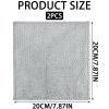 6 PCS Cleaning Cloth, 20x20 cmDouble Layer Wire Dishcloths, Reusable Non Scratch Scourers Dishwashing Cleaning Cloths for Cookware Sinks Dishes and Stove Tops view 2