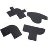 Dioche Beard Shaping Tool Beard Shaper Template Set - Innovative Hairline Design Cards for Precise Styling, Full Shaping Tool, Safe & Durable ABS Material, Perfect for view 2