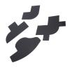 Dioche Beard Shaping Tool Beard Shaper Template Set - Innovative Hairline Design Cards for Precise Styling, Full Shaping Tool, Safe & Durable ABS Material, Perfect for view 3