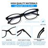 Suertree Short-sighted Eyeglasses Nearsighted Glasses Classic Distance Glasses for Women Men Black -2.0x view 2