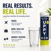 Uppy! Jet Lag Relief Tablets Electrolyte Hydration Tablets for Travel, Lemon Lime (120 Tablets) Helps Reduce Travel Fatigue & Dehydration, Travel Essential view 3