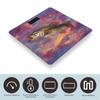 Bass Fish Sunset Bathroom Scales for Body Weight Led Display Step-On Digital Weighing Scales for People view 3