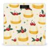 Cute Pudding with Cherries Bathroom Scales for Body Weight Led Display Step-On Digital Weighing Scales for People view 1