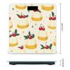Cute Pudding with Cherries Bathroom Scales for Body Weight Led Display Step-On Digital Weighing Scales for People view 2