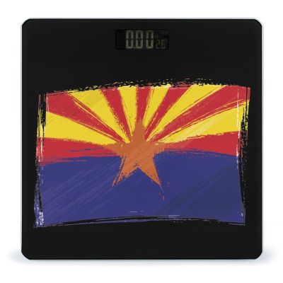 Arizona Flag Bathroom Scales for Body Weight Led Display Step-On Digital Weighing Scales for People