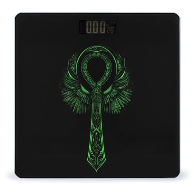 Ankh Green Bathroom Scales for Body Weight Led Display Step-On Digital Weighing Scales for People