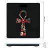 African Traditional Ankh Bathroom Scales for Body Weight Led Display Step-On Digital Weighing Scales for People view 2