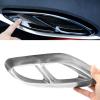 HENYGEN 1 Pair Car Exterior Exhaust Pipe Mufflers Cover for W176 W205 W213 X253 Rear Cylinder Exhaust Pipe Cover Trim view 4
