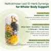 Gutted Nattokinase 100mg 2000 FU |High Strength, 60 Capsules,Enzymes | Heart, Blood Pressure & Circulation Support | Vitamin D, Black Seed, Selenium & Dandelion | Non GMO, No Fillers | UK view 3