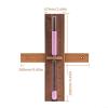 Alanmoship Wooden Sauna Hourglass Timer 15-Minute Wall-Mounted Design For Relaxation For Sessions In Sauna Or Steam Room, Elegant Natural Wood Construction In Humid Environments(D) view 2