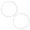 TOYANDONA 2pcs Silicone Sealing Ring Insulated Lunch Box Gasket Replacement Parts for Bento Box Lid Seal for School Lunch Containers view 1