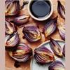 Eat Real Hummus Chips Sticky Caramelised Onion and Balsamic Vinegar Flavour 110g x 1 - Plant-based Gluten Free Crisps, Vegan Snack with Welari Thank You Card | (1 Pack) view 4