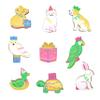 Biscuiteers Birthday Party Animals Tin view 2