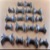 18 x Edible 3D 44mm Dog bones bone, icing toppers, cake cupcakes decorations T037 (Silver Sparkle) view 1