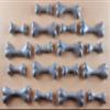 18 x Edible 3D 44mm Dog bones bone, icing toppers, cake cupcakes decorations T037 (Silver Sparkle) view 2