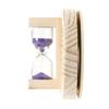 EPIGEIST Sauna Thermometer and Hygrometer with Dual Dial, 15-minute Hourglass Sand Timer, Purple Mechanical Indoor Sauna Temperature and Humidity Monitor for Steam Room view 1