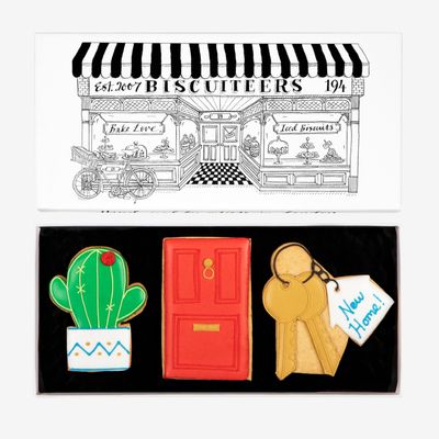 Biscuiteers New Home Letterbox Biscuits