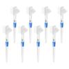 Ciieeo 8pcs Ultra Soft Dual-Headed Denture Toothbrush Set for Elderly Small Compact Brush for Partial Dentures and Appliance Cleaning, Extra Strong Bristles Dental Care Brush view 1