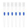 FRCOLOR 6pcs Denture Cleaning Brush Double Sided Portable for Partial Dentures Retainer Toothbrush Cleaner Gentle False Teeth view 1