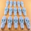 15 x Edible 3D 42mm Skulls, Skull icing toppers, cake cupcakes decorations T040 (Baby Blue) view 1