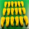 18 x Edible 3D 30mm Baby Feet icing toppers, cake cupcakes decorations T041 (Yellow) view 1