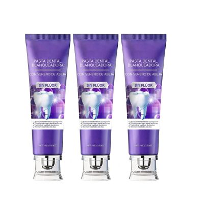 Bees Venom Toothpaste for Dental Care, Natural Teeth Whitening Toothpastes, Cleans Thoroughly Removes Stains, Natural Ingredients for Men Women (3)