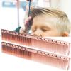 2 Pcs Pocket Combs, Stainless Steel Round Fine and Wide Tooth Combs for Barber Home, Women Men Cutting Styling for Hair and Beard (Rose Gold) view 3