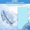Aomig Laundry Detergent Sheets, 90 Sheets Ultra Concentrated Laundry Detergent Sheet, Deep Stain Removal Laundry Detergent Strips, Eco-Friendly Strip Laundry Soap Sheet for Home Travel-Gardenia Scent view 3