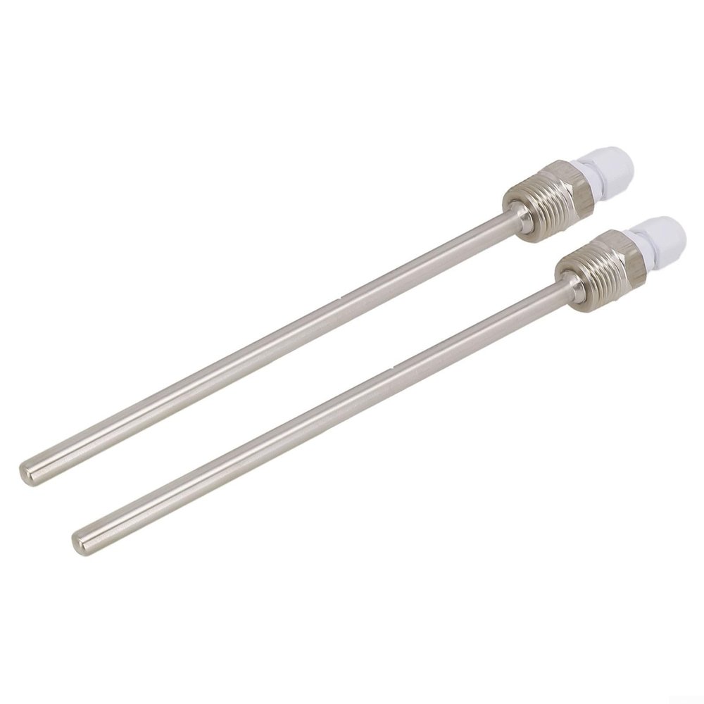 Besttoolifes Thermowell G 1/2 Inch Thread, Stainless Steel for IMMERSION Sleeve Pocket for Sensor, Screw-In Protection Sleeve with Locking Screw, PN40(8x200mm)