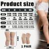 1 Pair Knee Brace,Breathable Knee Protection,Elastic Compression Knee Sleeves,for Knee Osteoarthritis,Anterior Cruciate Ligament Injuries,Knee Injury Recovery,Sports Activities,Running(Skin tone,S) view 2