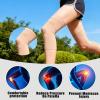 1 Pair Knee Brace,Breathable Knee Protection,Elastic Compression Knee Sleeves,for Knee Osteoarthritis,Anterior Cruciate Ligament Injuries,Knee Injury Recovery,Sports Activities,Running(Skin tone,S) view 4