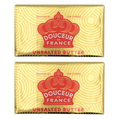 French Unsalted Butter 250g x 2