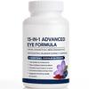 15 in 1 Advanced Eye Formula,All 3 Carotenoids, Lutein & Zeaxanthin, Bilberry Extract and Saffron view 1