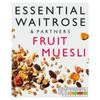Waitrose Essential Muesli 1kg Fruit & Nut No Added Sugar Breakfast Cereal (Pack of 1, Fruit Muesli) view 1